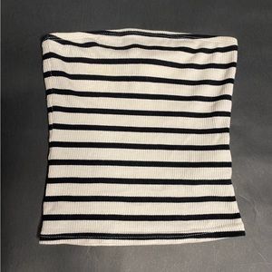 Cute black n white tube top